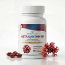 ウェルネスエクストラクトアスタキサンチン12mgサプリメント - AstaREALTMアスタキサンチン(GG-Gold® Geranylgeraniol&DeltaGold® Tocotrienol)、目の強力な抗酸化剤、皮膚と心臓の健康サポート - 60 Softgels