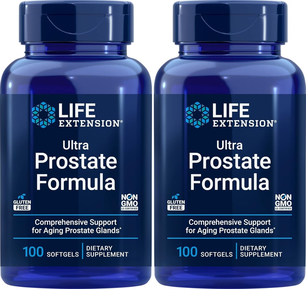 生命延長超前立腺の方式、100のSoftgels (2のパック) -人の自然な補足