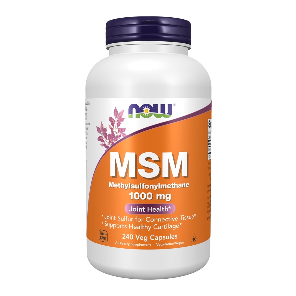 NOW FOODS M.S.M 1000mgカプセル、240 CT