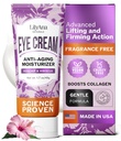 LilyAna Naturals Eye Cream for Dark Circles and Puffiness, Under Eye Cream for Wrinkles and bag, Anti Aging - ドライネスを向上します。敏感肌 - 1.7 oz - アメリカ製
