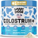 腸の健康と消化のための牛のColostrum +パウダー - ブロッキング、免疫サポート&エネルギーのための12-in-1フォーミュラ - 45% IgG免疫リン、プロバイオティクス、プレバイオティクス、コラーゲン&Lグルタミン