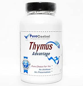 Thymus 利点 // 90 カプセル // ピュア // ピュアコントロール サプリメント