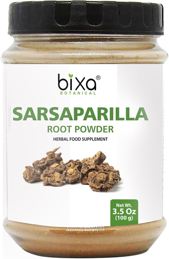 bixa BOTANICAL Sarsaparilla Rootパウダー(HEMIDESMUS INDICUS) - 1の100g(3.5 Oz)パック|天然血液清浄器&冷却剤|アンチオキシダントハーブサプリメント