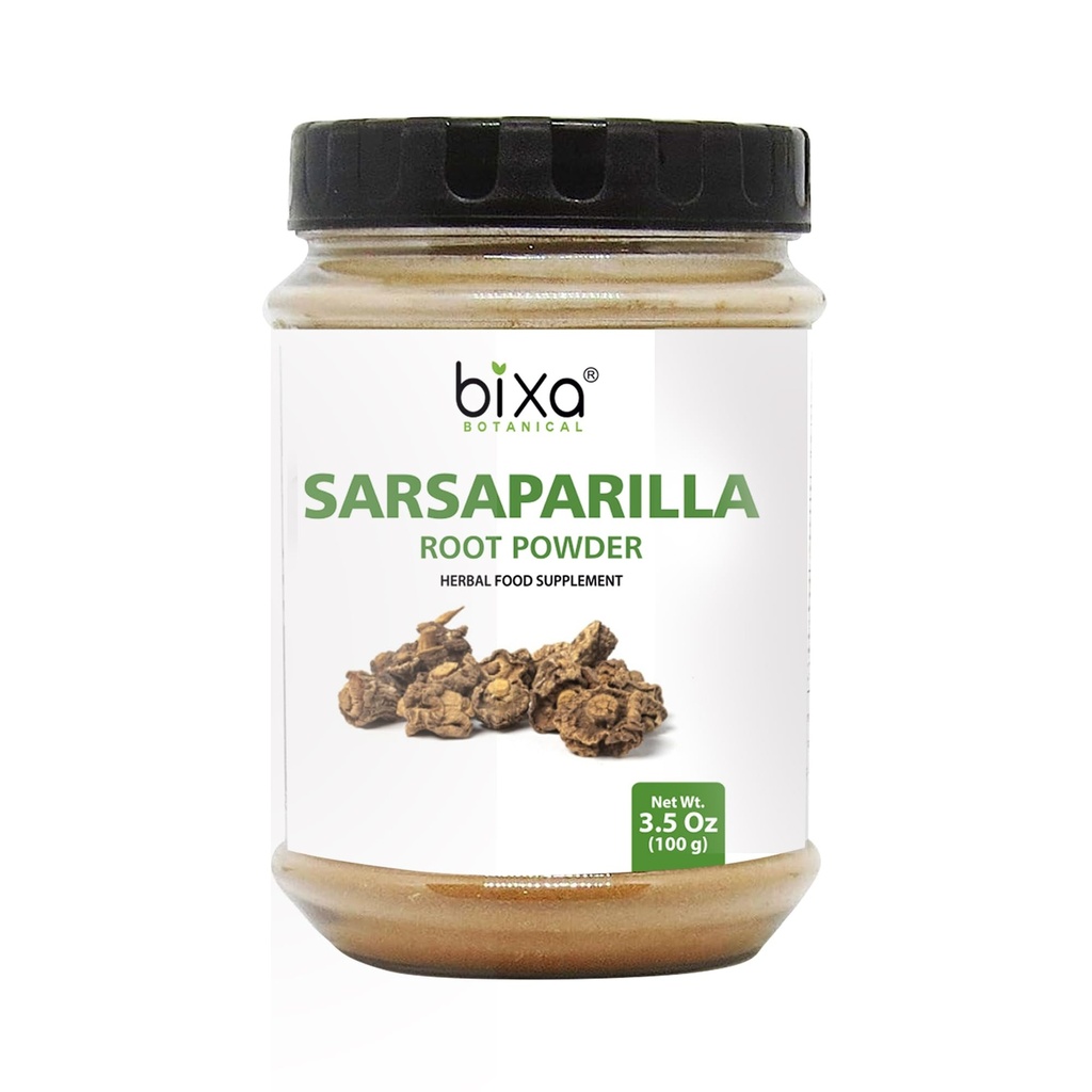 bixa BOTANICAL Sarsaparilla Rootパウダー(HEMIDESMUS INDICUS) - 1の100g(3.5 Oz)パック|天然血液清浄器&冷却剤|アンチオキシダントハーブサプリメント