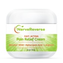 NerveReverse - 足、手、足のつま先のための神経症の痛みの軽減のクリーム。 大きい4 OZ。JAR。最高機能、4%のメントール、MSM、Lカルニチン、Lアルギニン、ビタミンE、ビタミンB6の最高の強さのクリーム
