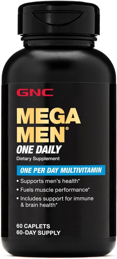 GNC Select Mens Daily Multi Caplets - 60 ct