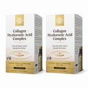 SOLGARコラーゲンヒアルロン酸コンプレックス - 30錠、パック2 - Non-GMO、グルテンフリー、酪農場無料 - 60 Totalサービング