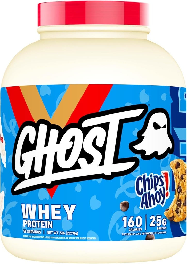 GHOST Wheyの蛋白質の粉、破片Ahoy! - 5LB、蛋白質の25G - チョコレート チップのクッキーの味付けされた隔離剤、濃縮物及び加水分解されたWhey蛋白質のブレンド