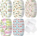 Sinmoe 100 PCの大きい包帯2 x 4インチの乳液の自由な大きい付着力の花の傷の心配の心配および保護傷のための適用範囲が広い生地の包帯