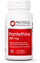 プロトコルPantethine 300mg - ビタミンB5のアクティブフォーム - 肝臓サポート* - 正常な範囲内のサポートCholesterolの既に* - パンテスチンビタミンサプリメント - 60Softgels