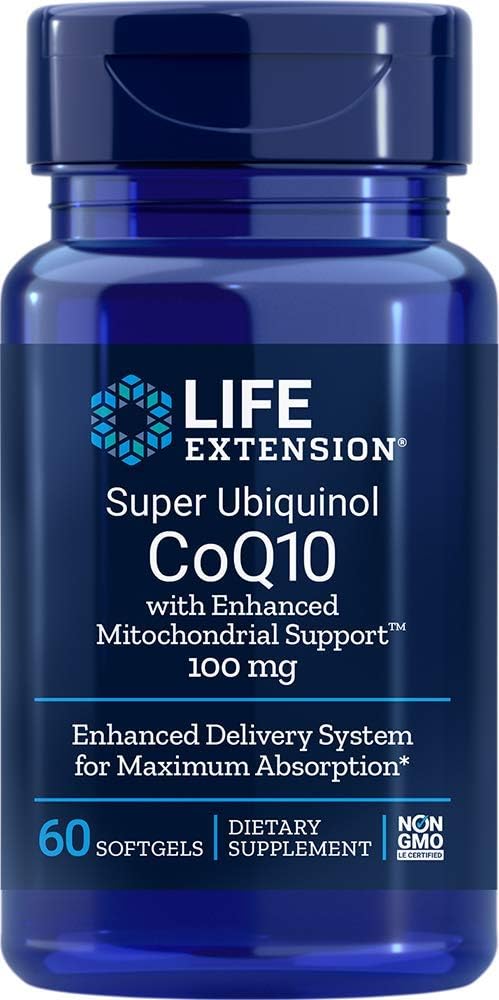 高められたMitochondrialサポート100mg 60のSoftgelsの極度のUbiquinol CoQ10 (パッケージ2)