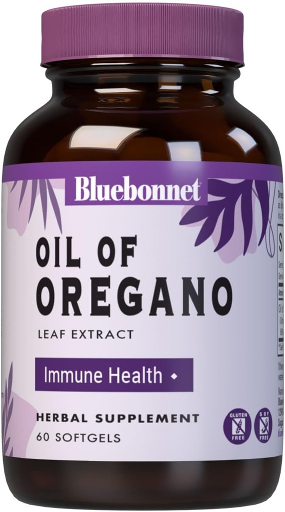 Bluebonnet Nutrition Oil of Oregano Leaf Extract, 60 Count