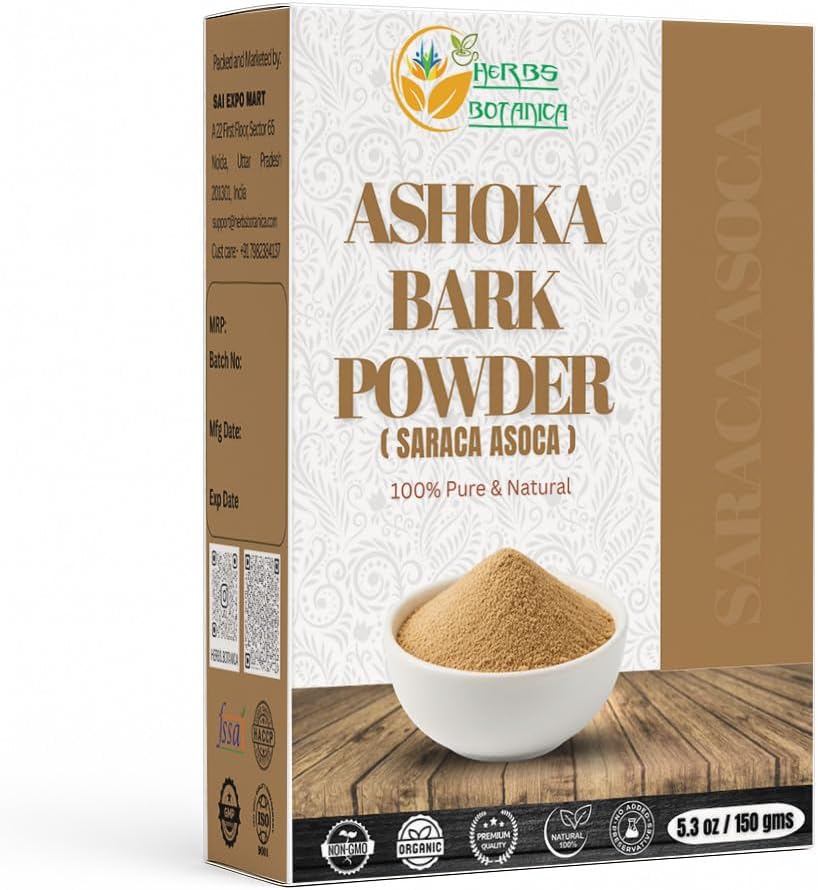 ハーブ・ボタニカ・アショカパウダー 5.3oz / 150 グラム | サラカ・インディカ - 生殖システムのための健康なハーブを支える伝統的なウテルリン・トニック