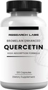 研究Labs QuercsalisTM Quercetin w/Bromelain、120 Vegカプセル。 高い吸収の方式。 心臓の健康、免疫、防眩健康を支えて下さい
