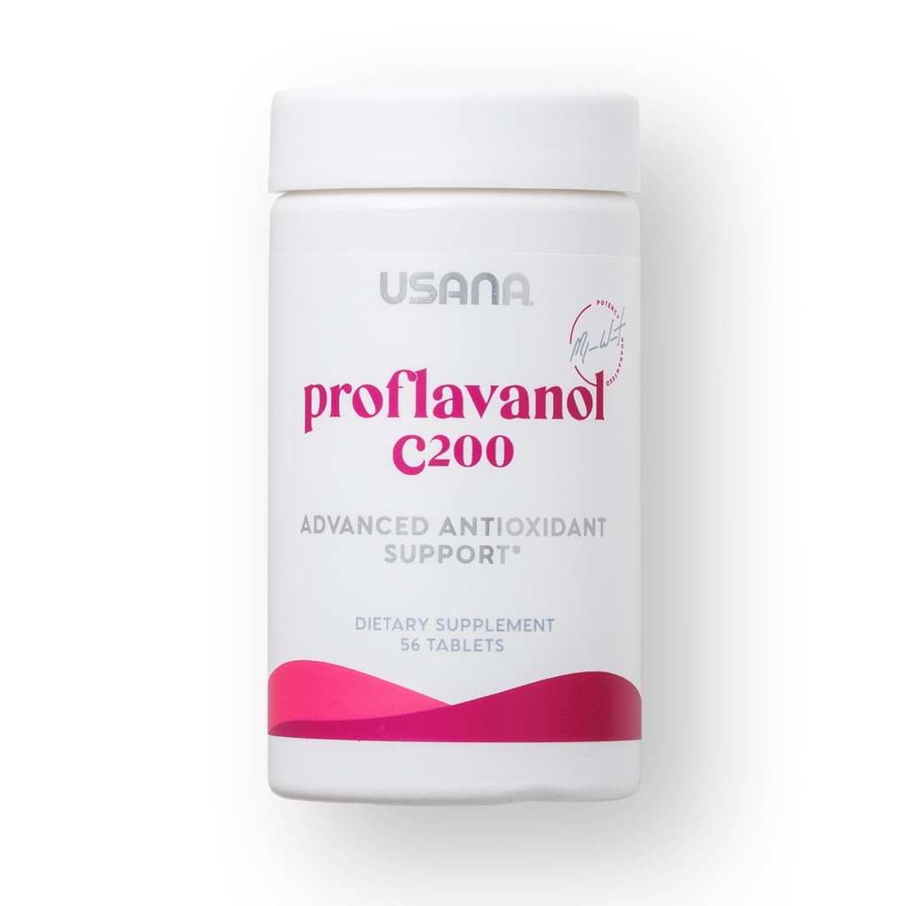 USANA Proflavanol C200 - 心の健康のためのBioflavanoidsおよびビタミンCの高度の酸化防止剤- 56のタブレット- 28の日の供給