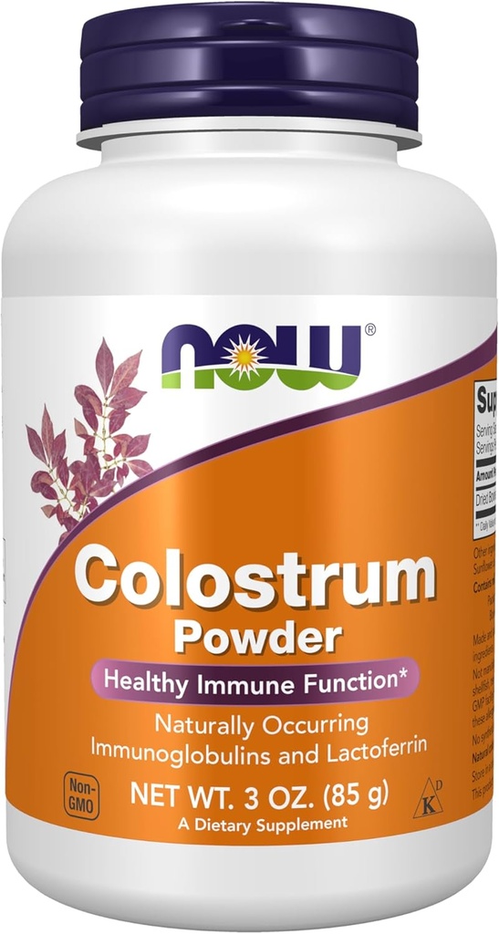 NOW Foodsは、Colostrumパウダー、自然に発生するImmoglobulinsとLactoferrin、3-Ounceを補います
