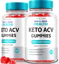 rize labs - ACV for Keto Health Gummies - 750mg Advanced Weight Loss with Apple Cider Vinegar ACV Supplement for Belly Fat (120 Gummies)