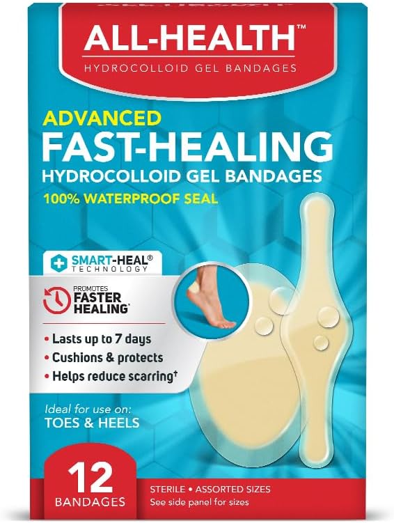 全健康高度のスマートな Healing の Hydrocolloid のゲルの包帯、分類されたサイズ、12 の ct | ファースト・エイドのまぶしさまたは傷の心配のための癒しを促進します