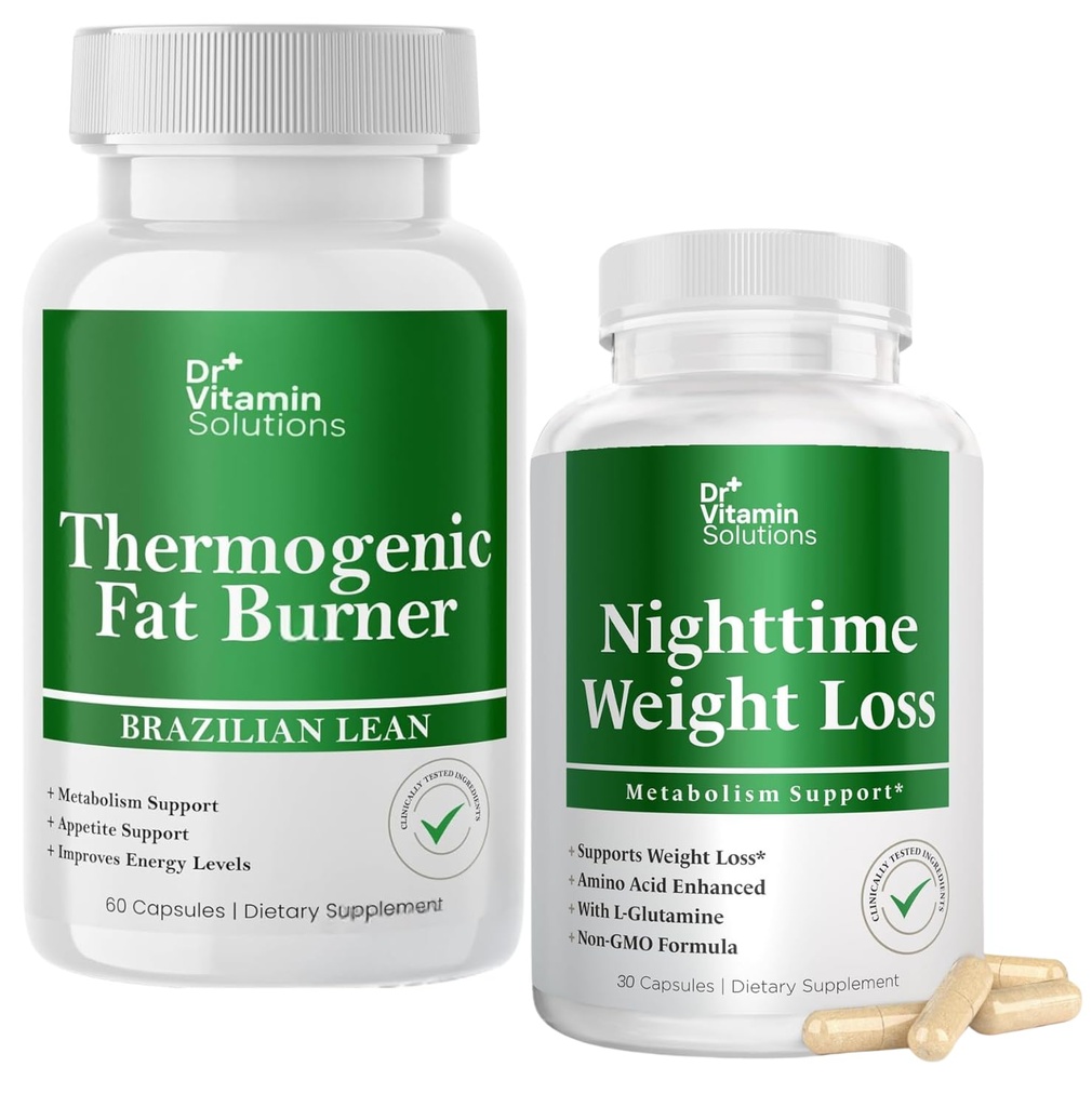 女性のためのDR VITAMINの解決のThermogenic脂肪バーナー及び夜間減量の丸薬、ウエストのトリマー及び女性及び人、120のカプセルのための膨脹のための補足