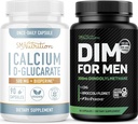 SMNutrition Men's DIMは、Calcium D-Glucarateで補う | 男性のためのDIMコンプレックス(60のサービング)とビーガングルテンフリー非GMO CDGサプリメント(90のサービング)と男性ホルモンのバランス調整バンドル