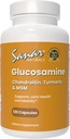 Sanar Naturals Glucosamine Chondroitin MSM Turmeric - Joint Support Supplement for Knees, Back, Hands, and Body - Non-GMO, Gluten Free, 120 Capsules
