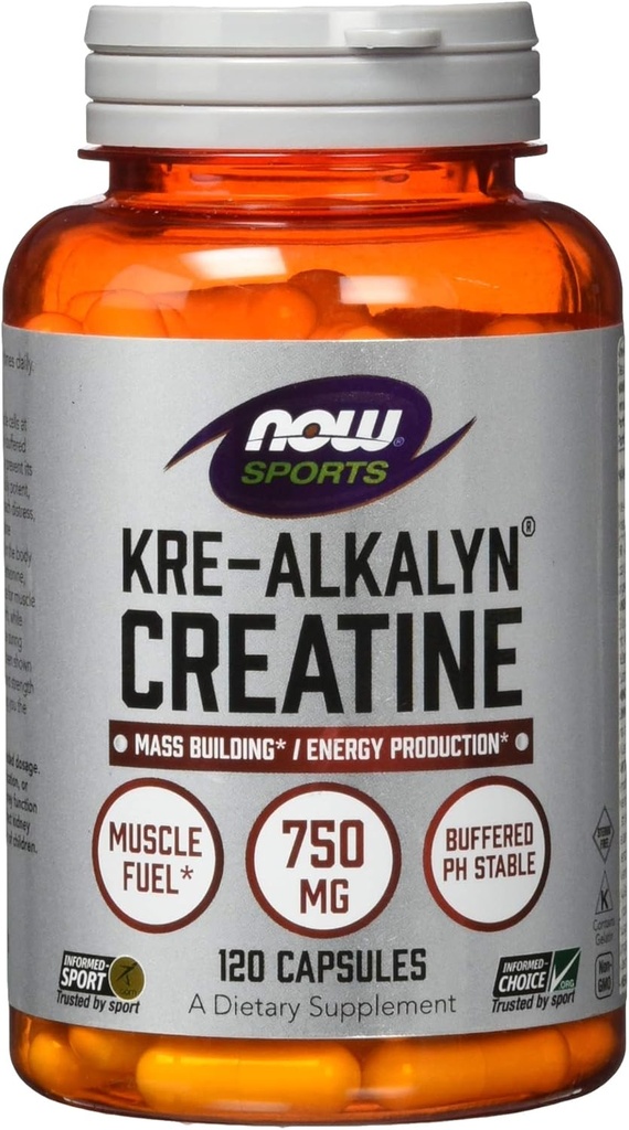 Now Foods Kre-Alkalyn® Creatine - 120 Capsules