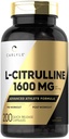 カーライル L シトルリン サプリメント | 1600mg | 200 パウダー カプセル | 男性用・女性用 | アドバンスト アツレ フォーミュラ | 非GMO・グルテンフリー
