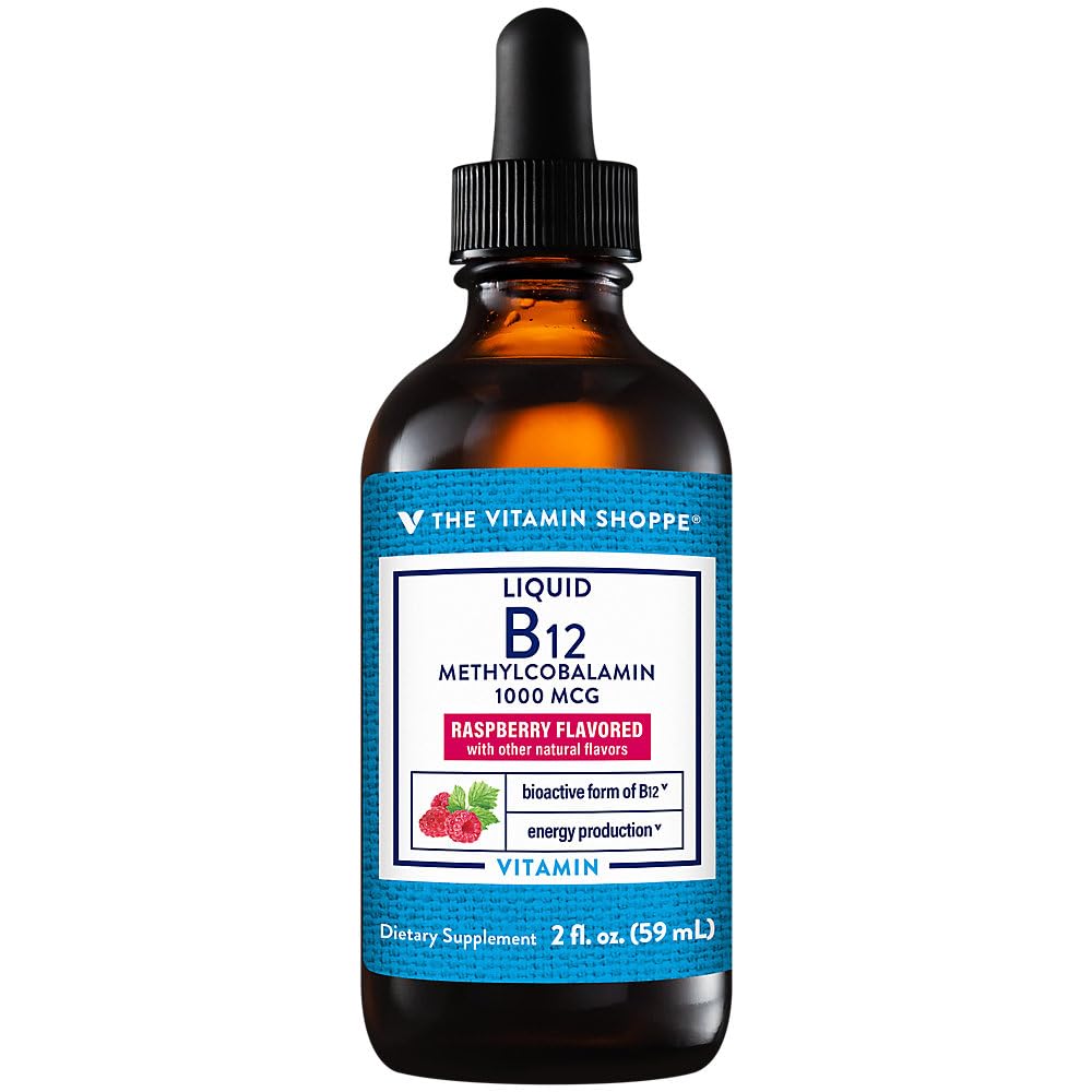 ビタミンB12メチルコバラミン - エネルギー生産 - 1,000 MCG - ラズベリー(2 fl. oz)