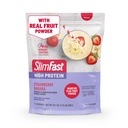 SlimFastの高い蛋白質のスムージーの組合せはフルーツの粉、高い蛋白質の食事の取り替えの粉、繊維、ビタミンC、21のサービング、1.29ポンド、いちごのバナナ(包装の5月Vary)を食事します