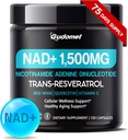 トランスレスベラトロール、レッドワイン、ケルセチン&ビタミンCを備えたNAD + - 米国製セルラーウェルネス&ヘルシーエイジング150カプセルをサポート