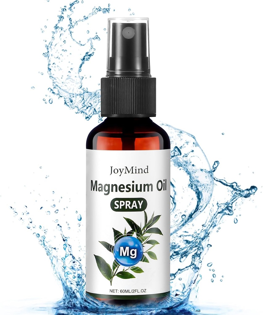 Magnesium Oil for Feet - Magnesium Spray - Pure Magnesium Oil Spray Organic Natural Magnesium Spray Glass Bottle - Easy to Absorb & Use