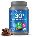Orgainオーガニック30gビーガンプロテインパウダー、チョコレート9g EAA + BCAAs、植物タンパク質、6gプレバイオティクス+繊維、1g砂糖、プレワークアウト、筋肉サポート+回復 - 2.01lb(パッケージ5月Vary)