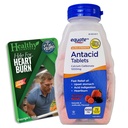 超強さのAntacidのタブレット-Calciumの炭酸塩1000mg - 71のChewableタブレットはベリーおよびガラスびんの容積の先端カード バンドを分類しました