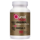 QunolプラスUbiquinol Coq10 200mgとOmega 3 250mg余分な強さの酸化防止剤(Bovine版)、90の計算