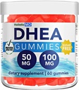 女性用 dhea 100mg 50mg dhea サプリメント | 男性用 dhea サプリメント | 臨床的に高吸収を研究 | 砂糖無料ビーガンイチゴグミ 60 日の供給