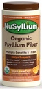 NuSylliumのPsylliumの殻の粉、USDAの有機性、30.5 Ozのブラウンの砂糖、助けの消化器の健康*の自然なオレンジ、72のサービング