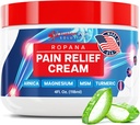 アルニカ、マグネシウム、MSMおよびターメリック(FL Oz)による痛みの軽減クリーム - 関節と痛みの軽減クリーム - 非脂っこい痛みの軽減