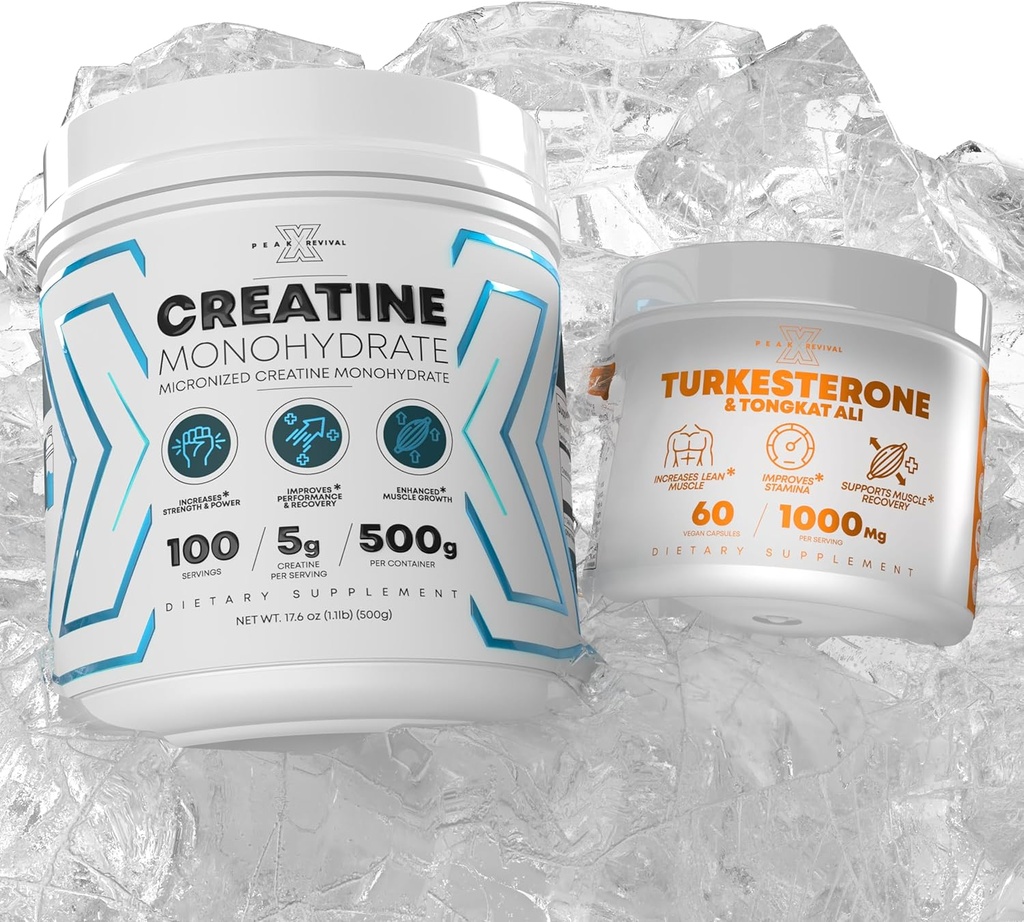 性能の Micronized のクレアチンの Monohydrate の粉の補足 + Turkesterone のグルテンフリー、非 GMO、ビーガン