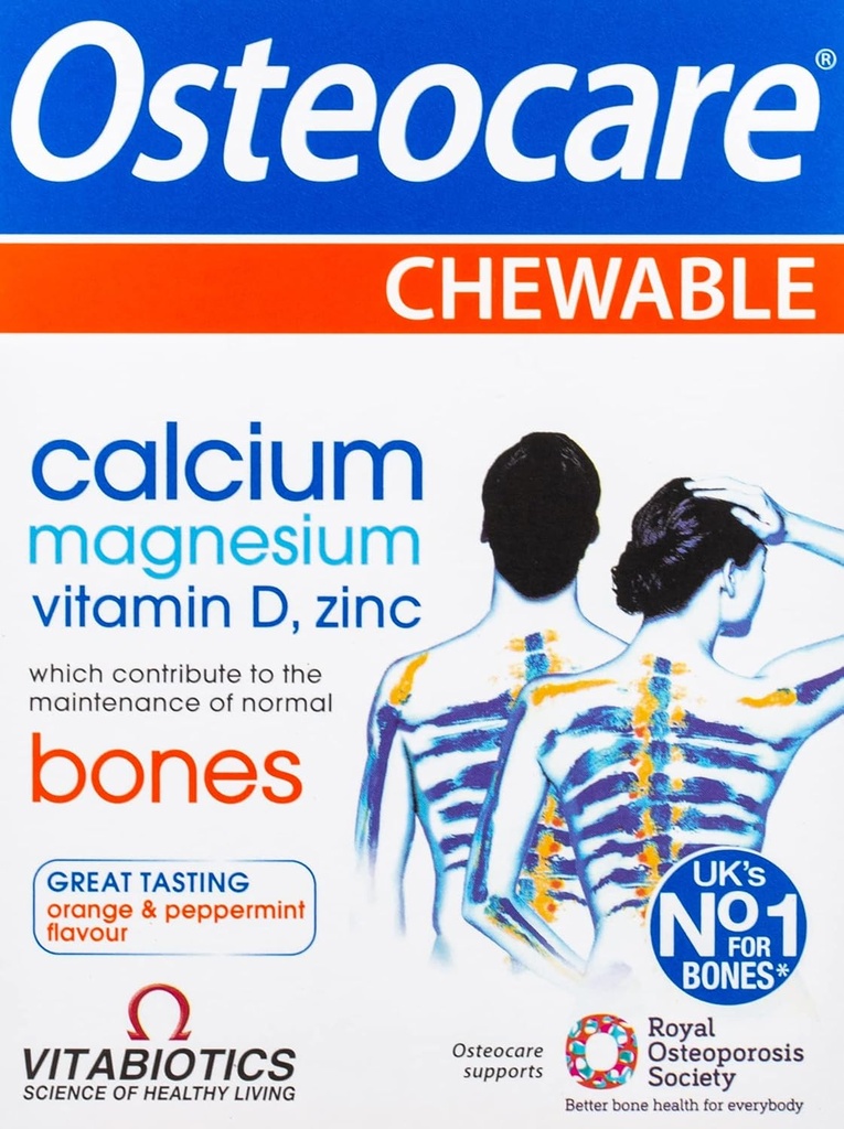 Vitabiotics VitabioticsのOsteocareのChewable 30のタブレット