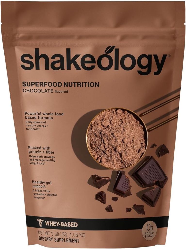 Shakeology 0gは砂糖の乳蛋白質の粉のブレンド、ビタミンおよび鉱物が付いているグルテンフリーの揺れ–助けは健康な減量、細い筋肉、腸の健康–チョコレート、30のサービングを支えます