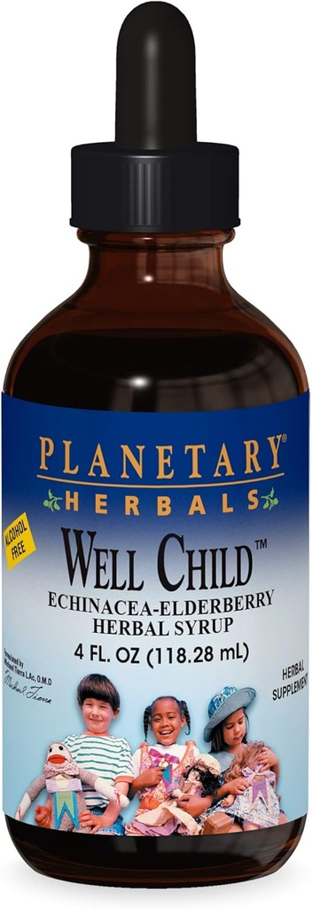 惑星の草のEchinacea-Elderberryのシロップ、4つのflのoz (128.28のml)