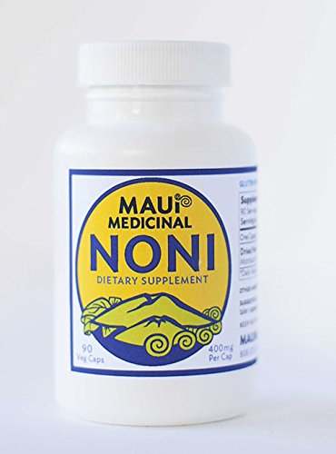 Kona Noni 90のVcapsカプセルの有機性の全フルーツごとの400mg