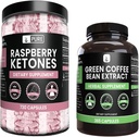 純粋な元の INGREDIENTS ラズベリーケトンおよび緑のコーヒー豆のエキスの束、さまざまなサイズ、注入口無し、実験室は確認しました