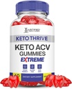 正当な研究所 Keto Thrive Keto ACV Gummies Extreme 2000MG Keto Thrive Keto Gummies Apple Cider Vinegar フォーミュレート と Pomegranate Beet Juice Powder B12 ビーガン非GMO 60 Gummys