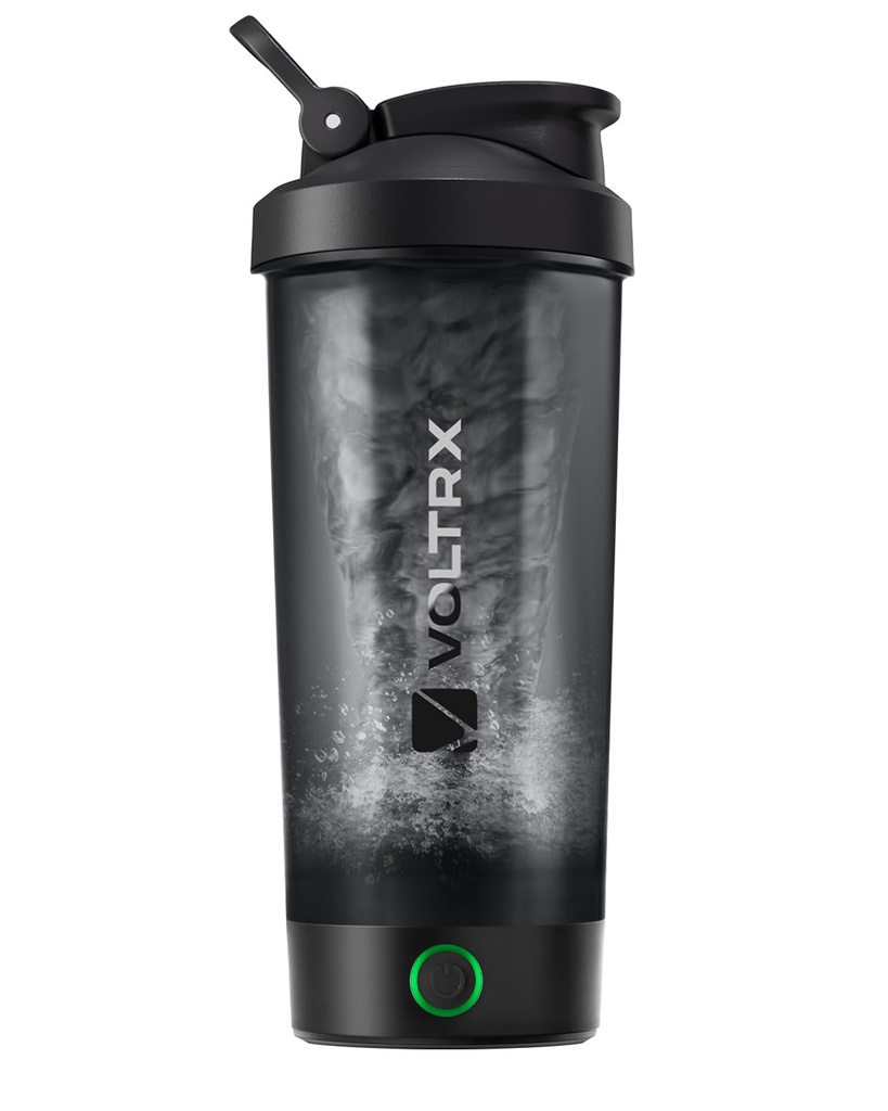 VOLTRXの蛋白質のシェーカーのびん、合併USB Cの再充電可能な電気蛋白質のシェーカーのミキサー、蛋白質の揺れおよび食事の取り替えの揺れのためのシェーカーのコップ、BPAは、24oz放します