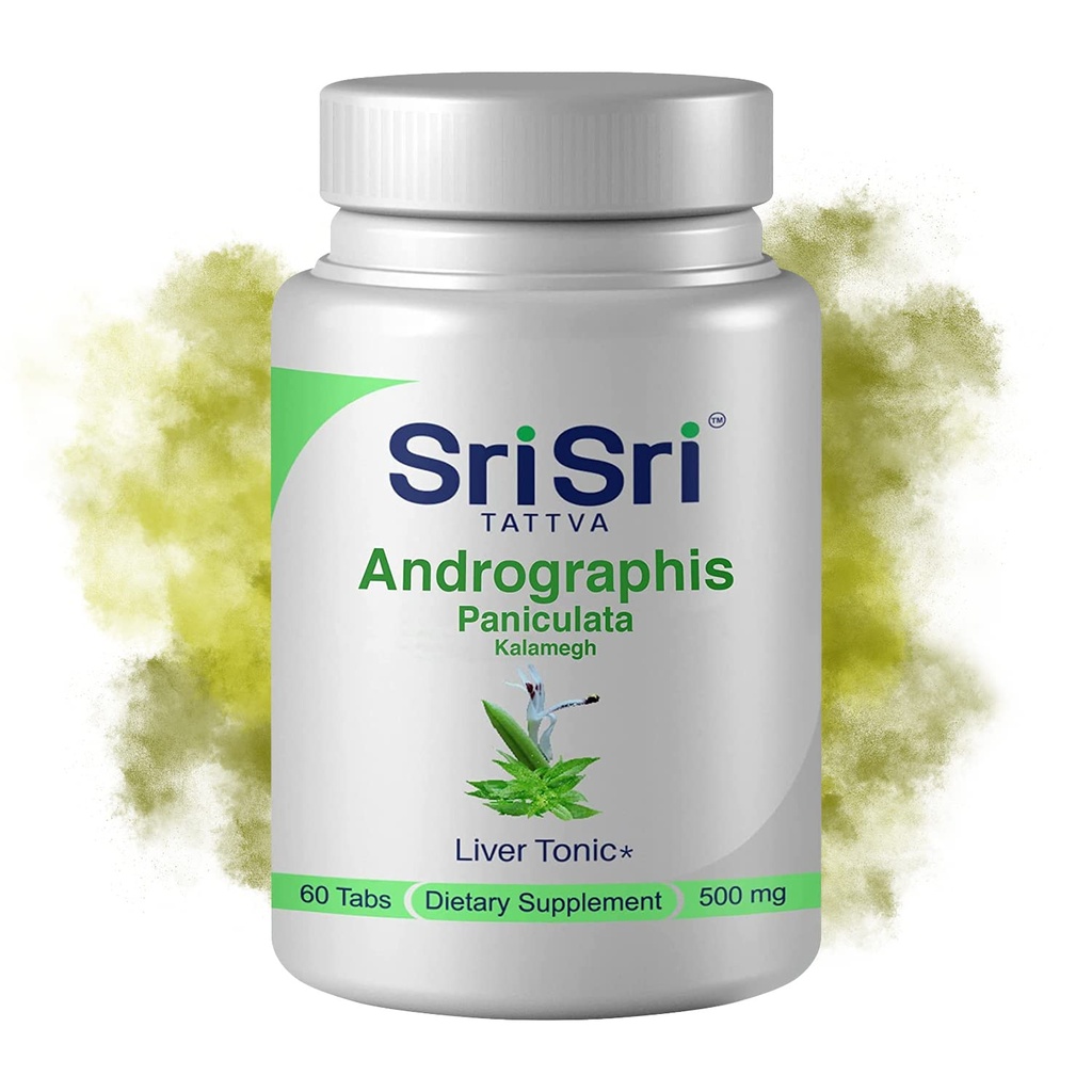 Andrographis Paniculataの補足– 60のタブレットの植物によって基づく草のRespiratory健康–免疫力のResorative Andrographisのタブレット– 500のMgの有機性緑のChirettaのハーブ