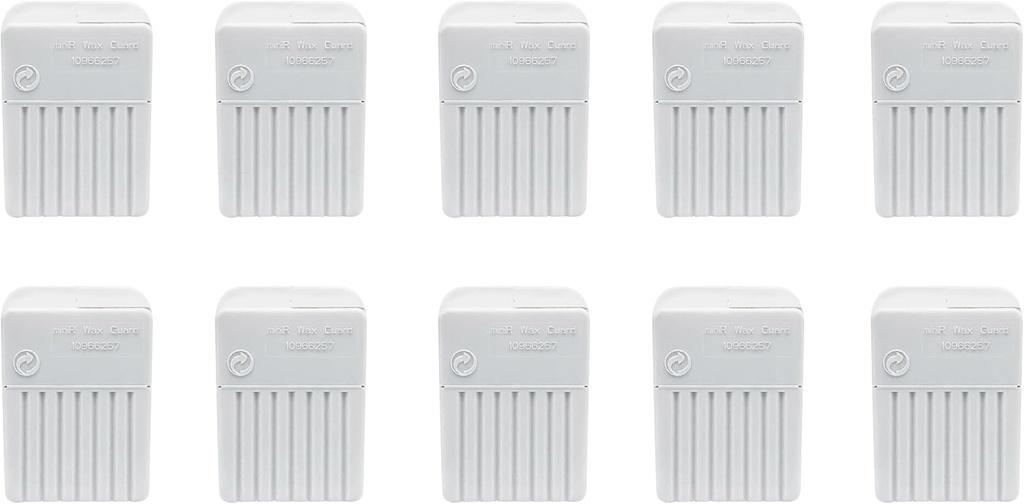 for Siemens/Signia 2.0 Mini Receiver Wax Guards Filters Hearing Aid Accessories Cerumen Stop Cleaning Tool Replacements #10966257 10-Pack/80 Filters (Sony C10 & E10 Compatible)
