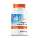 医師のベストCoQ10 100mg + Nattokinase 2,000FU、サポートハート&循環サポート、非GMO、グルテンフリー、ビーガン、60ベジギーキャップ