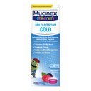 Mucinexの子供のMulti-Symptomの風邪救助の液体-はStuffyの鼻、Chestの輻輳、咳及び粘液、Dextromethorphan、Guaifenesin、Phenylephrine、4つのozと抑制剤及び咳の抑制剤を取り除きます。