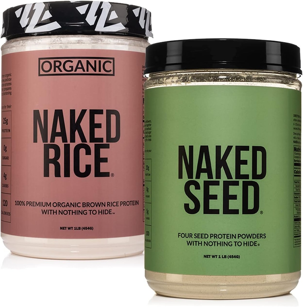 NAKED Vegan Protein Bundle Seed and 1LB Rice